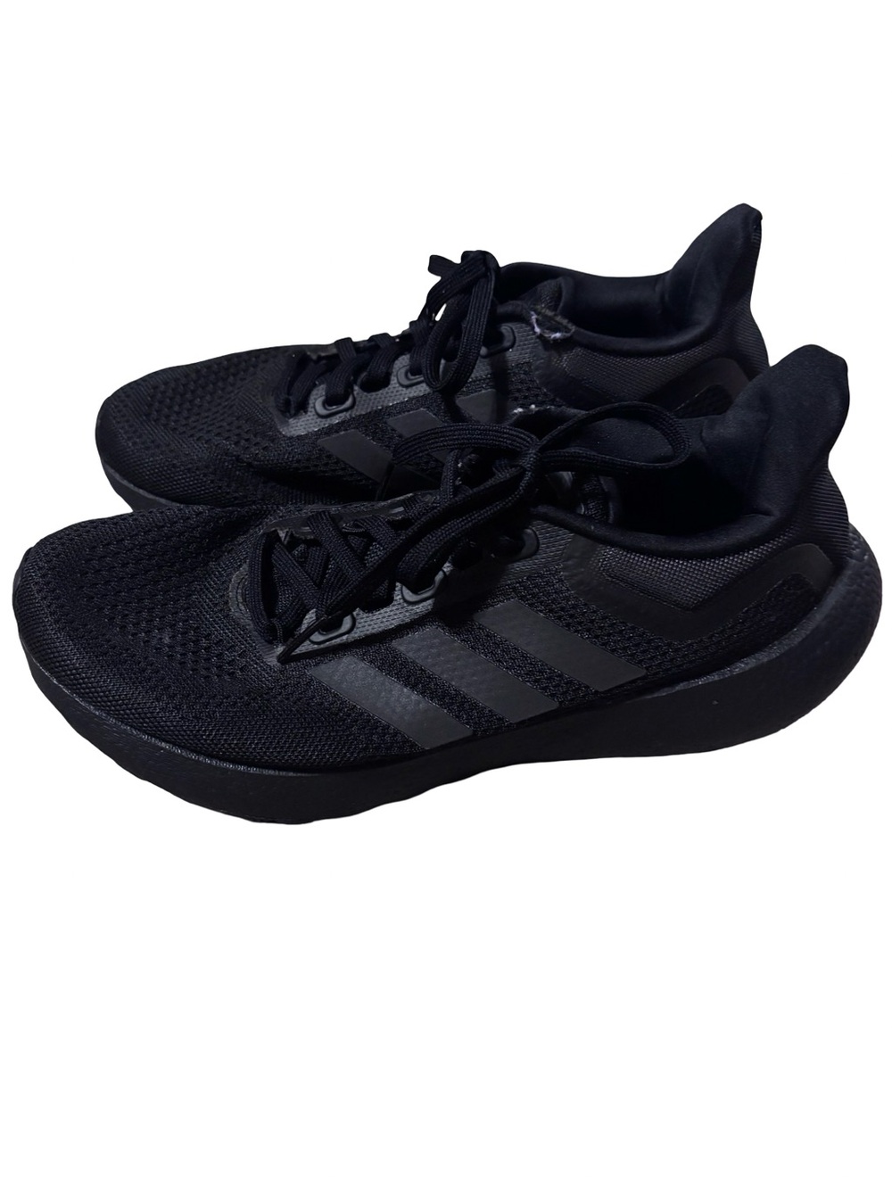 adidas Black Men's Lightweight Knit Sneakers